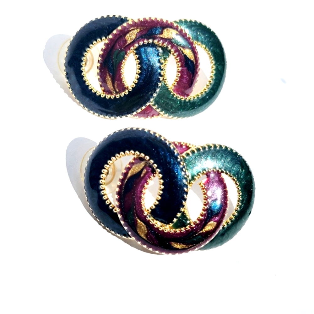 Vintage statement earrings